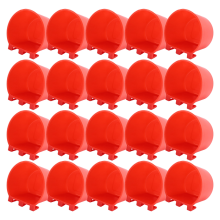 20Pcs Chickens Feeders for Cage, Plastic