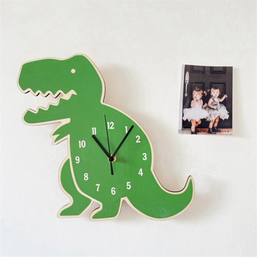 Clock Dinosaur Wall 2