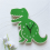 Clock Dinosaur Wall 6