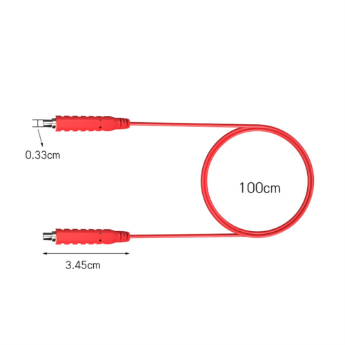 6PCS Magnetic Test Leads Silicone Jumper Wires 30V AC5A 3.3FT 2