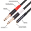 3.5mm to Dual 6.5mm Adapter Audio Aux Cable Double 11