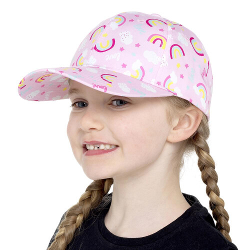 (One Size, Rainbow) Crocodile Gaming Heart Dino Animal Baseball Cap 2