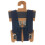 (One Size, Navy) Mens Adjustable Elastic Braces With 4 Metal Clips 4