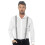 (One Size, Grey) Mens Adjustable Elastic Braces With 4 Metal Clips 2