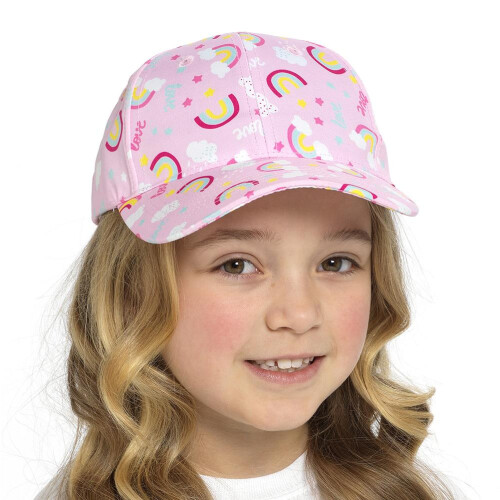 (One Size, Rainbow) Crocodile Gaming Heart Dino Animal Baseball Cap
