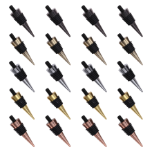 20Pieces Blank Bottle Stopper with Threaded Post for Wood Turning DIY