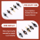 20Pieces Blank Bottle Stopper with Threaded Post for Wood Turning DIY 6