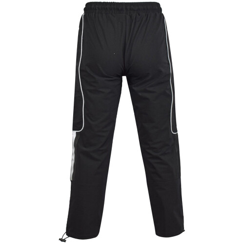 (13-14 Years, Black) Girls Cargo Elasticated Waist Drawstring Trousers 2