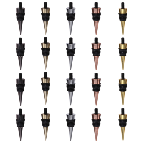 20Pieces Blank Bottle Stopper with Threaded Post for Wood Turning DIY 2