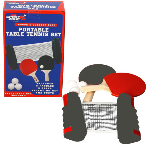 Portable Table Tennis Set 3 Ping Pong Balls 2