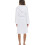 (08-Oct, White) Womens Luxurious 100% Cotton Towel Bathrobe Hooded 3