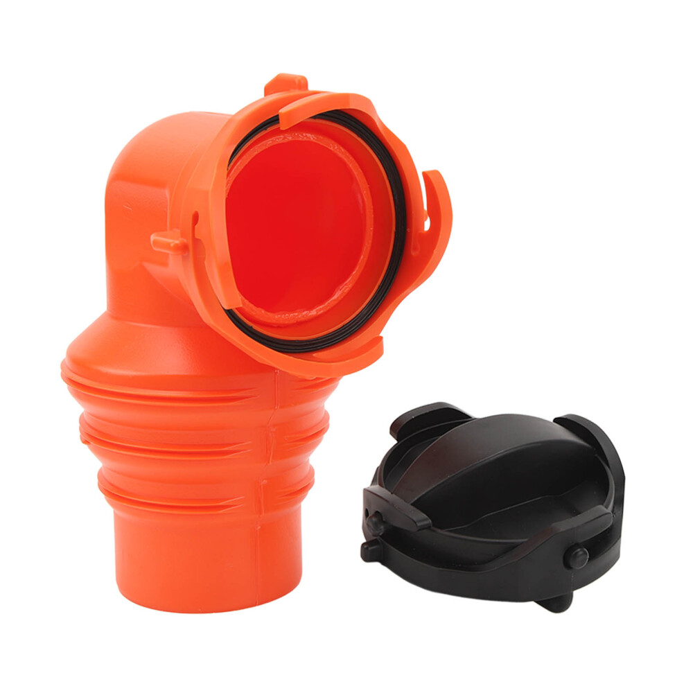 Rv Sewer Hose Elbow With Lid 90 Degree Easy 9121376812644