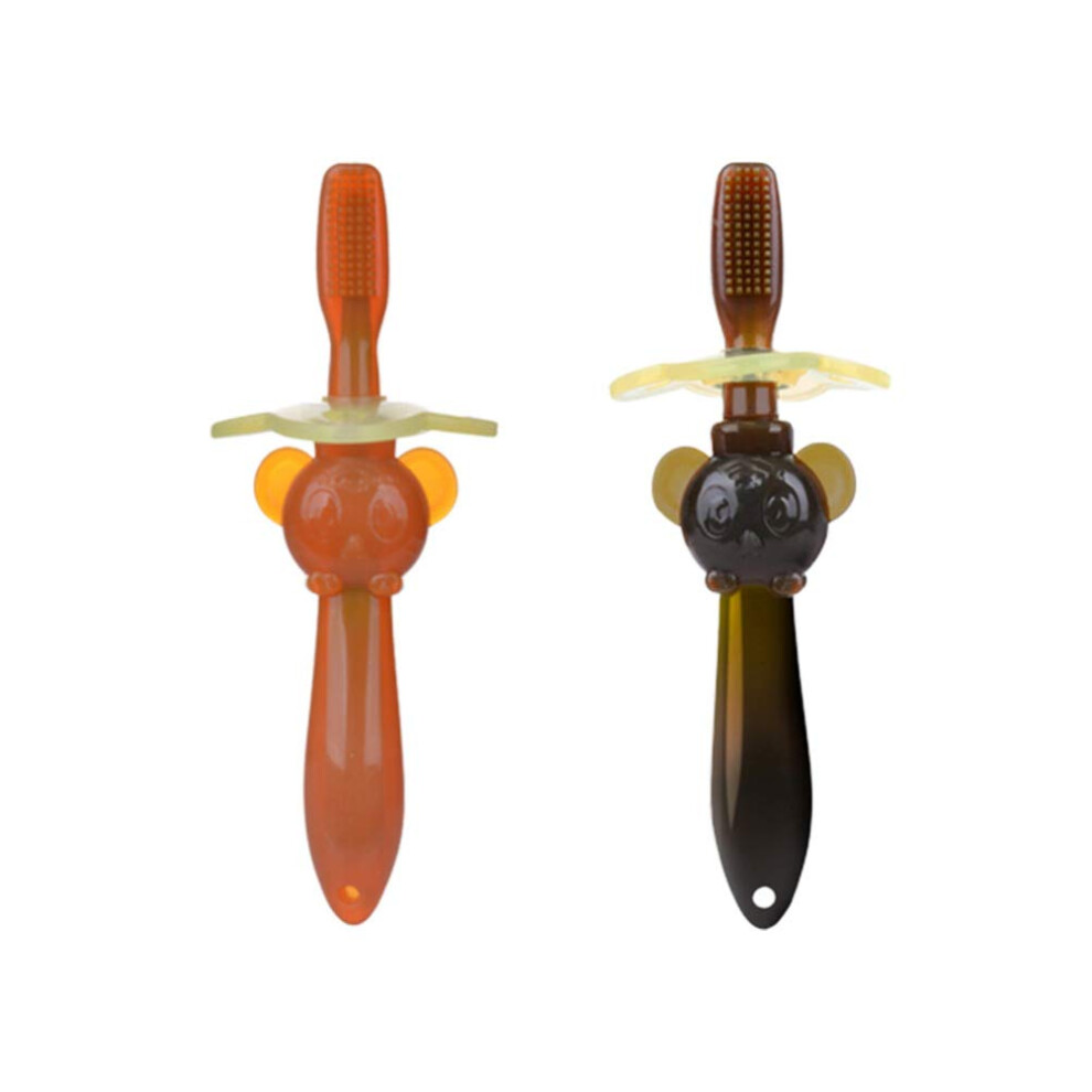 Ushaped Baby Toothbrush Soft Bristles for  and  Silicone for Gums  and  Oral Care