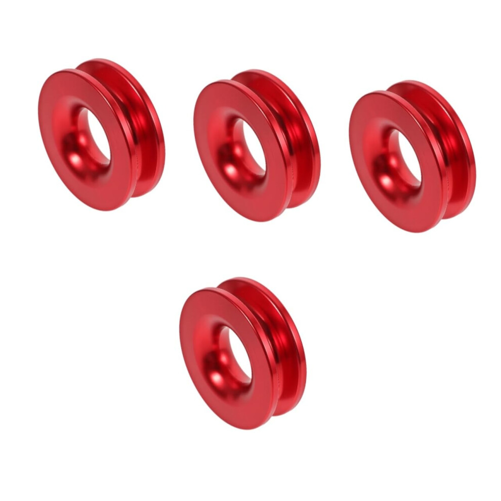 4Pcs Truck Winch Recovery Ring Soft Shackles Snatch Ring For Synthetic Rope Recovery 6493810787485