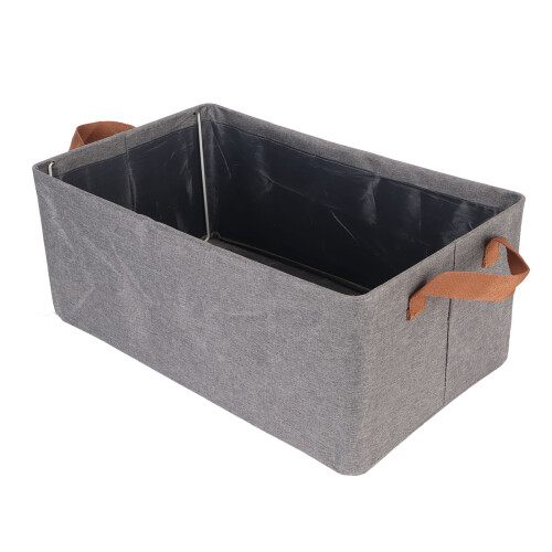Clothing Storage Bins with Handles Large Opening