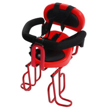 Rear Child Bike Seat Attachment with Backrest, Rear Mount Baby Bike Seat for Adult Bike