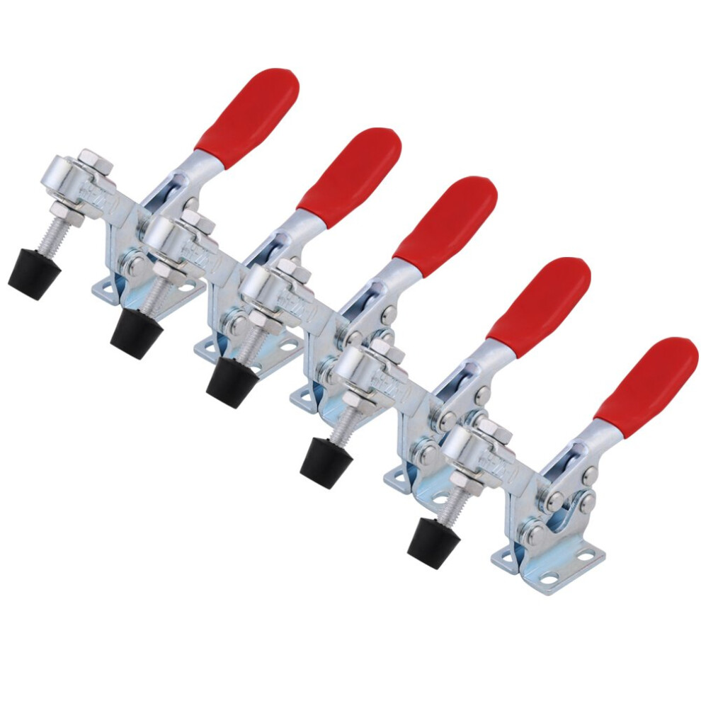 5Pcs Quick-Release Toggle Clamps, Horizontal 227Kg Holding Capacity Fixture Clamps 6493810852886