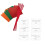 6 DIY Christmas Crackers Make Fill Your Own Holly Design 30cm 5