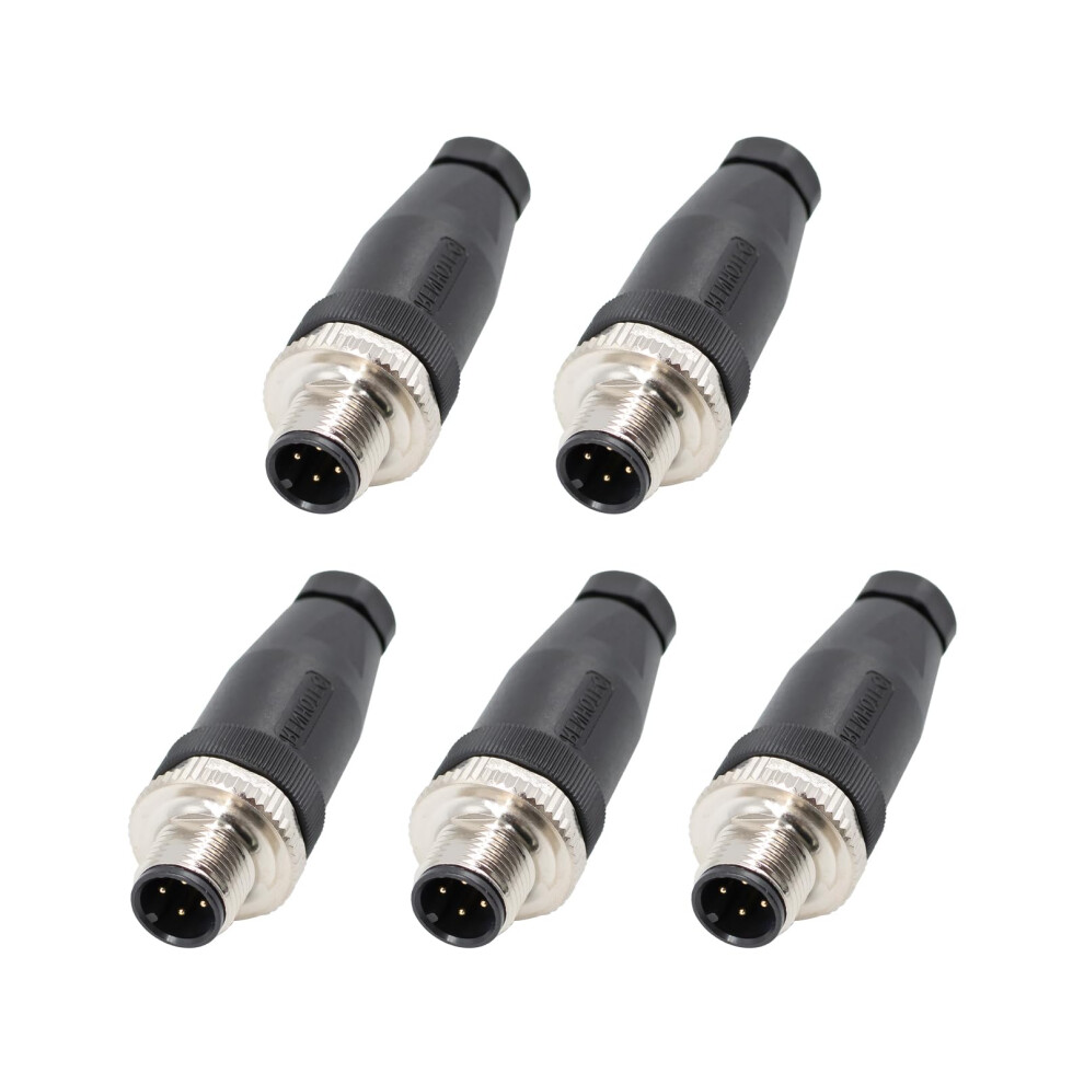 5 Pcs Non-Shield Connector Outdoor Ip67 12Mm Refï¼Fob 6493810789472