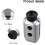 Compact measuring device, 7x magnification, rangefinder with measurement up to 850 m 5