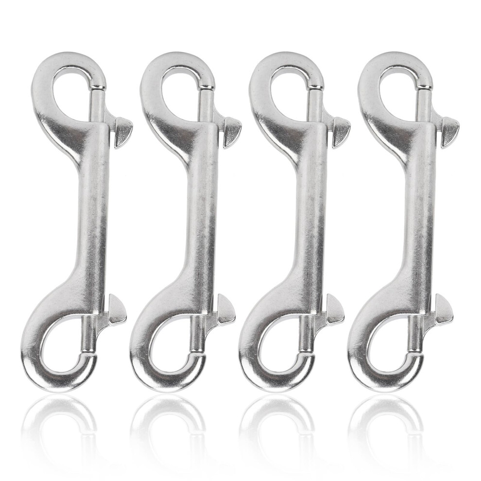 Double Ended Snap Hook, L115mm 316 Stainless Steel Diving Clips Double Ended Bolt Snap Hook Quick Draw Pet Chain For Linking Collar Refï¼Phc 6493810853715