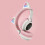 Wireless Cat Ear Bluetooth Headset with Adjustable Band 8
