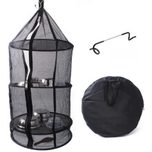 Drying Rack 4 Level Compact Hanging Plant Dry Net with Zipper Each Level Indoor Outdoor Use