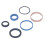 6Pcs Forklift Cylinder Seal Kit 0009608175 Rubber 12