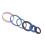 6Pcs Forklift Cylinder Seal Kit 0009608175 Rubber 14