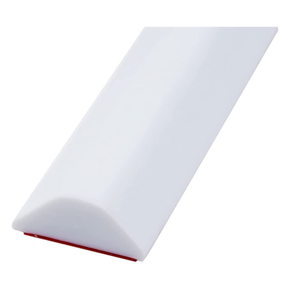Shower Tray Sealing Strip 78 Inch Collapsible Shower Threshold Water Dam Self-Adhesive
