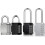2 pcs Combination Padlock for School Locker with Long Shackle and 4 Digit Code Ref：GJr 3