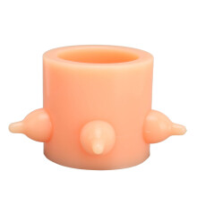 Puppy Milk Feeder, Food Grade Silicone Puppy Feeder with 5 Nipples 350ML Milk Feeding Bowl