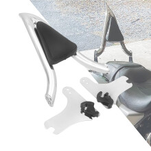 Motorcycle Detachable Rear Passenger Backrest Sissy Bar Rear Backrest Cushion Fit for Harley Touring 1997  2008