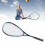 Squash Racket Lightweight Large Racquet Face Shock 12