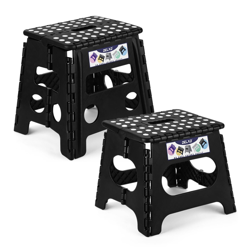 Folding Step Stool With Non-Slip Surface For Kitchen Use And Foldable Design Refï¼Mii 6493810920233