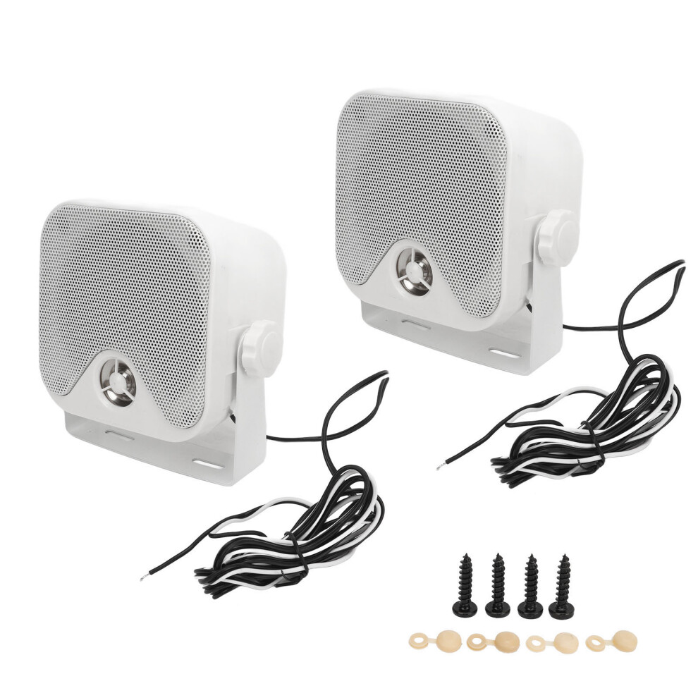 1 Pair 4In Marine Box Speakers 100W Heavy Duty 9121376817762