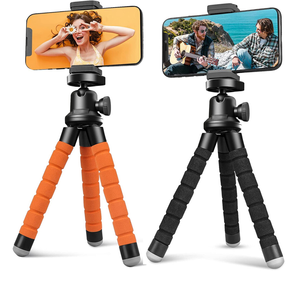 Phone Tripod, Flexible Tripod For Iphone And Android Cell Phone Bundle With Remote & Clip Refï¼Brn 6493810791802
