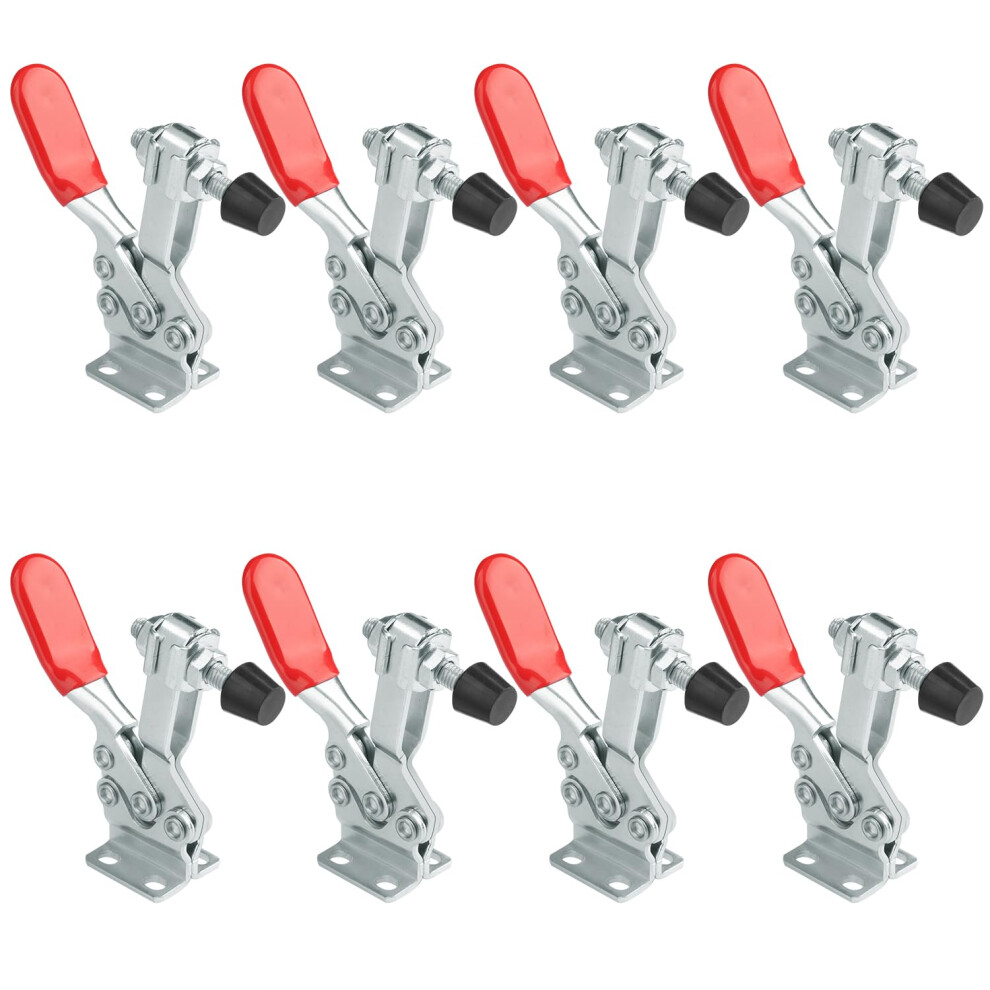 8 Packs Gh-225D 500Lbs Holding Capacity Toggle Clamps, Quick-Release Horizontal Clamp 6493810856112