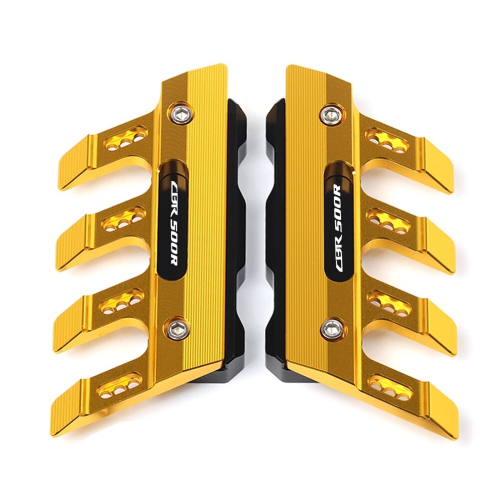 Fork Guards For Honda Cbr500r Cbr 500R Motorcycle Mudguard Front Fork Protector Guard Block Front Fender Slider Accessories Protector (Color : ) Gold 6493810920820