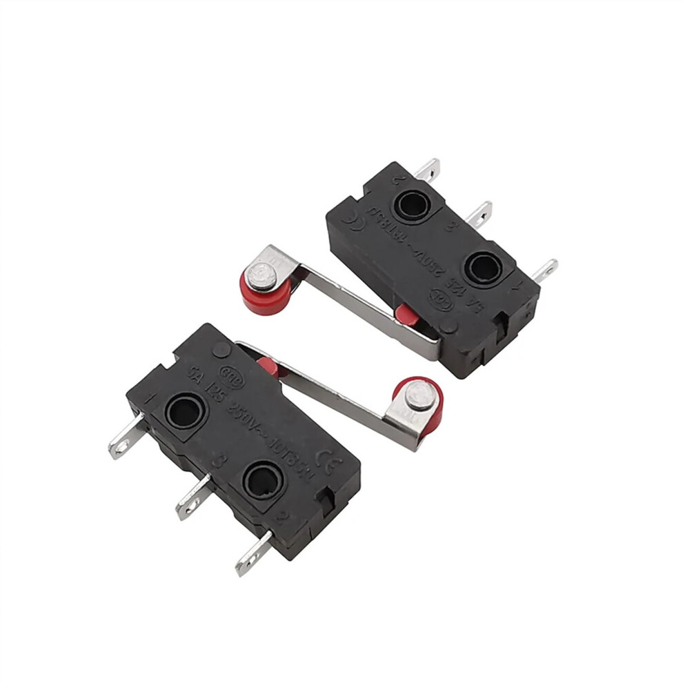 10Pcs 3Pin Mini Micro Switch With Roller Limit Switch Pcb Terminals Kw11 6493810856303