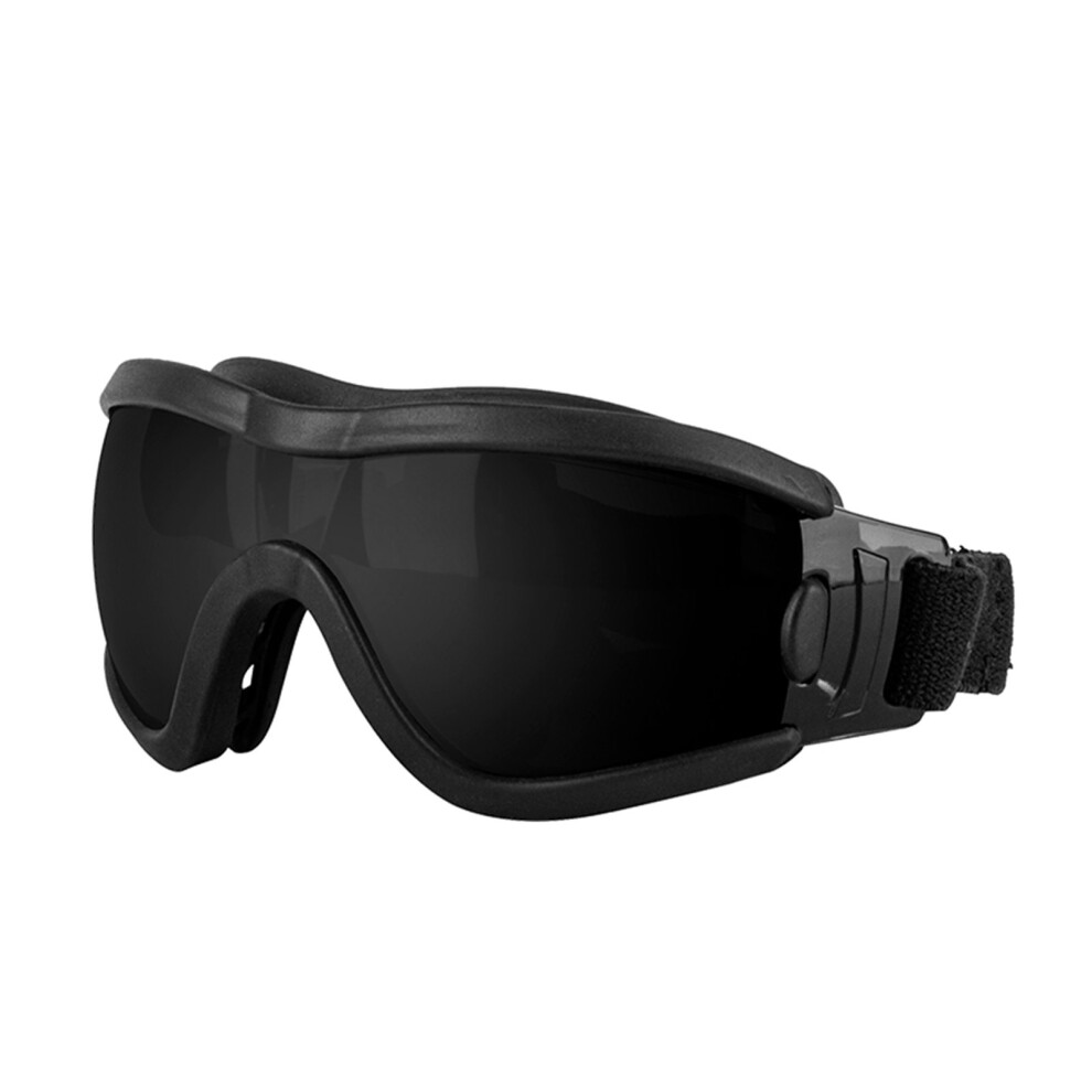 Dog Goggles Windproof Dogs Eye Protective Goggles Pet For Allsize Dogs Long Outdoor Activity Eyeglasses Black Frame Gray Lenses 7751690202115