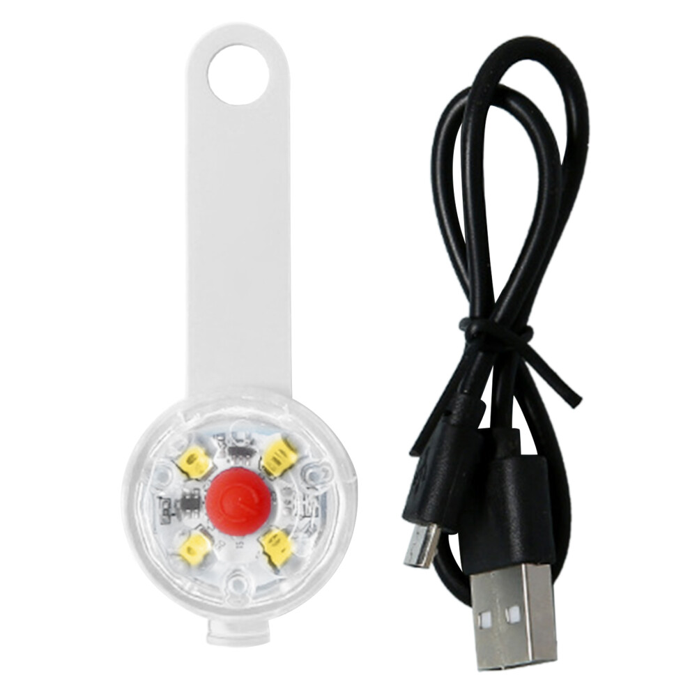 White Pet Light For Outdoor Usb Chargeable Dog Light Collar Light For Night Running Camping Dog Collar Light Pendants