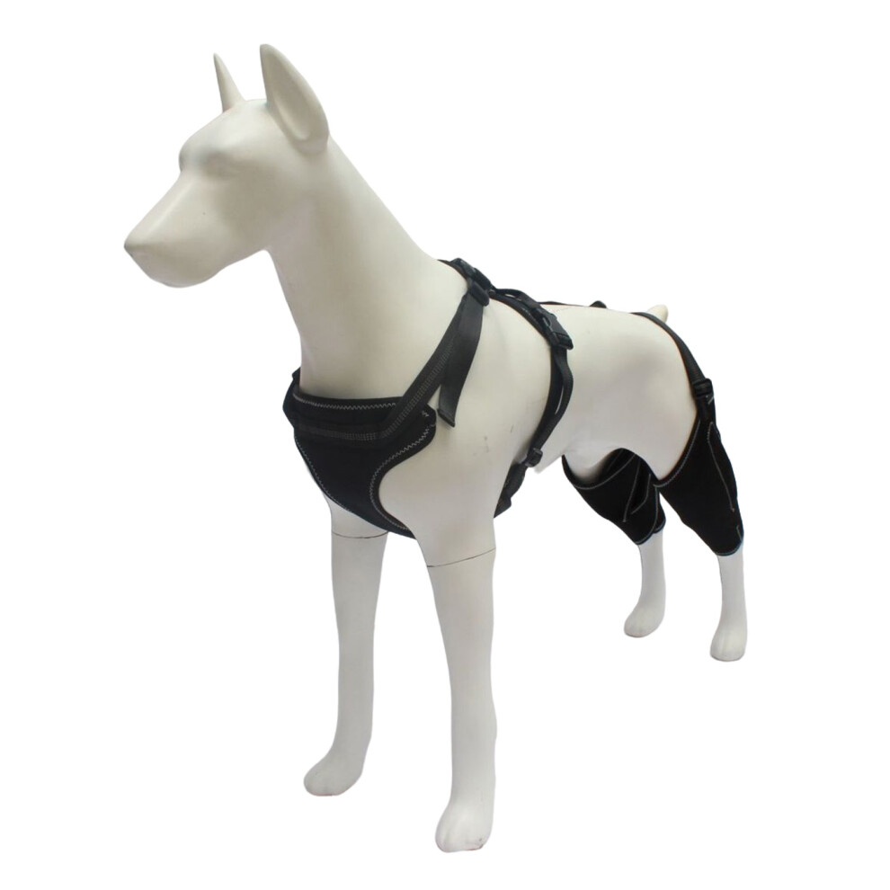 Adjustable Dog Legs Brace Prevents Wounds and Provide Warmth for Recovery Against Licking Assists in Healing Brace XL