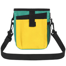 Dogs Treat Bag for Outdoor Training Pet Exercise Walking Bag Hiking Waist Bag Poop Bag Holder Travel Treats Bag Yellow