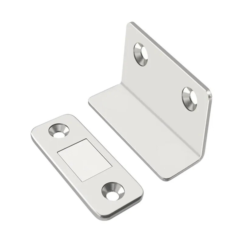 Magnetic Cabinet Catches 10Pcs Ultra Thin Latch Cupboard L Type Door Closer 6493810792717