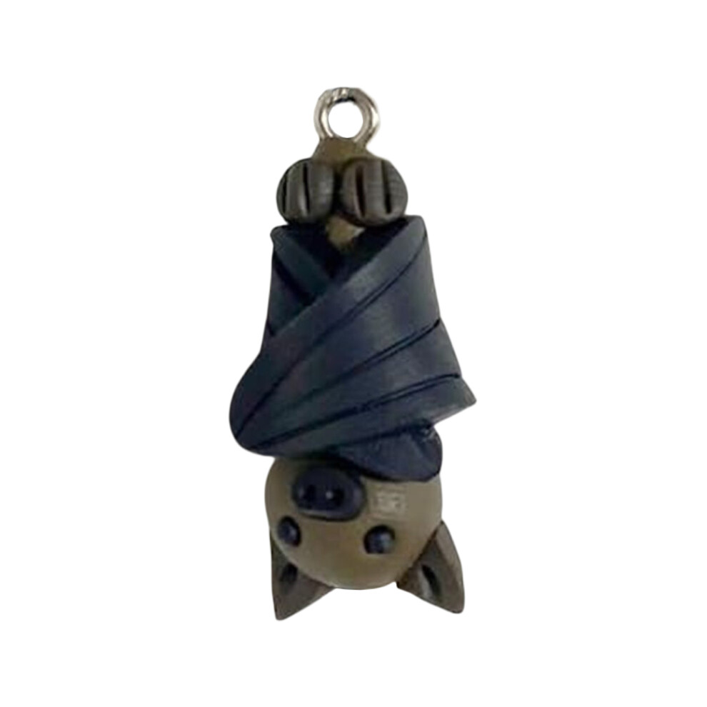 Halloween Bat Shape Resins Figure Hinge Head Toppers Miniature Door Accent Figurines for Home and Office Festival Decors-image-OPC-PHZJWWX-NEW