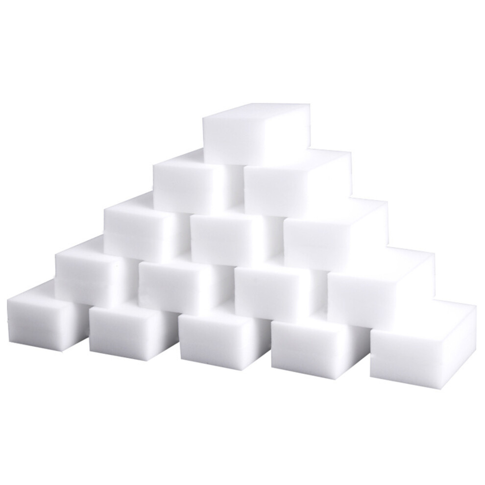 (100 Pack) Erasers Sponge Block Car Washes Sponge Block For Stain And Mark Removal 7696120840591