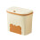 Kitchen Composts Bin Cabinets Door Mounted Trash Can with Lid Under Sink Garbage Storage ,  Waste Contain 1