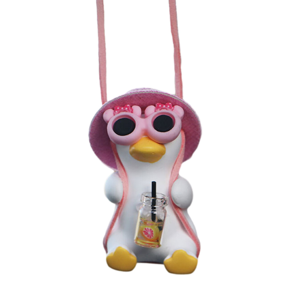 Duck Car Pendant Auto Rearview Hanging Ornament Car Decoration Pendant 7696130858395