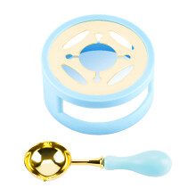 Seal Warmer Melting Kits for Melting  Bead Seal  Stick,  Seal  with Melting Spoon for  Seal Stamp